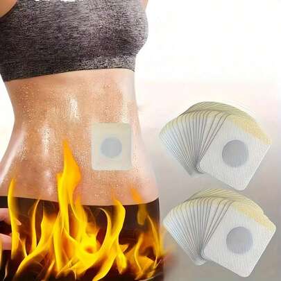 50pcs Navel Stickers, Dampness-Removing Stickers, Moxibustion Stickers