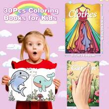 Libro para Colorear Niños 3-12 Años, 10 Libros para Colorear de Unicornios y Dinosaurios, Animales, Regalo Educativo, Fiesta, Escuela y Relleno para Bolsas de Regalo - 15-Blanco - Ver 3