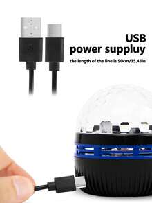 Creative USB Powered Wave Projection Lamp - Multifunctional RGB Lighting For Living Room, Bedroom Etc. - Ideal Holiday, Birthday Or Christmas Gift - No Batteries Required, Decorative Night Light, Suitable For Living Room, Dining Room, Game Room, Room Decor, Date, Holiday, Birthday, Party Decor, Creating Romantic And Dreamy Atmosphere - Wave Projector - View 6