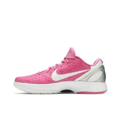  Nike Zoom Kobe 6 Kay Yow Think Pink, OG Performance Basketball Shoes, Comfortable Low-Top, Men's, Pink