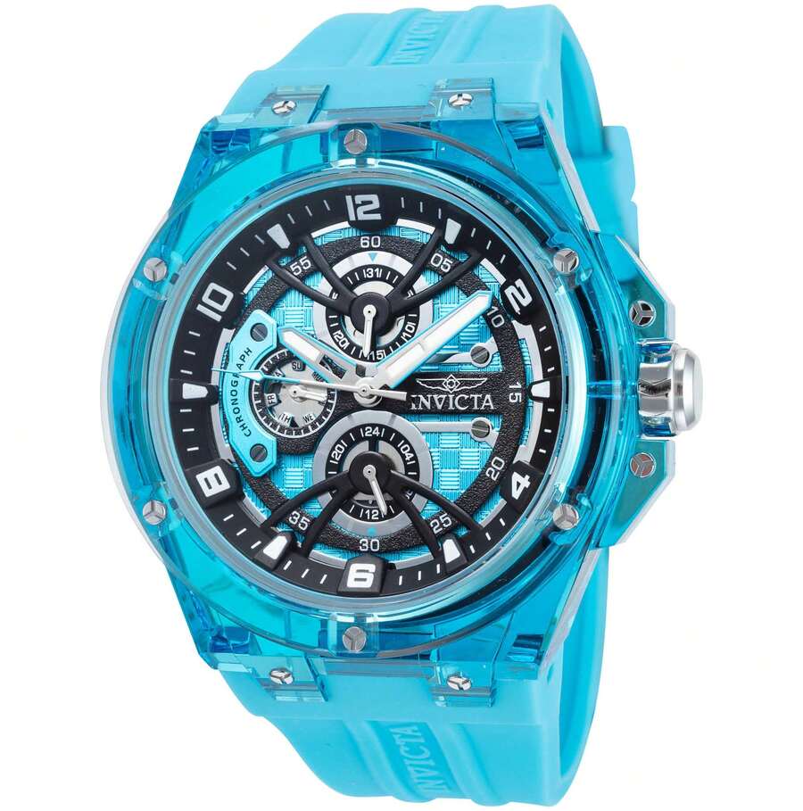 Invicta Men's Racing 46mm Quartz Watch IN-48797 - 藍色 - 查看 1