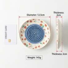 1pc Ceramic Garlic Grater, Made Of Durable Reusable Ceramic Material, Multi-Functional Efficient For Grinding Garlic, Ginger, Horseradish And Other Ingredients, Practical Kitchen Tool For Daily Cooking, Easy To Clean And Store - Multicolor - View 12