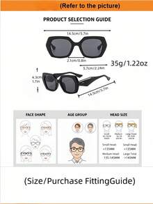 1 Pair New Women's Large Frame Plastic Fashion Glasses, Suitable For Daily Wear, Summer Beach Vacation, Outdoor Activities, Travel, Leopard Print Tortoiseshell Bohemian Style Extra-Large Square Frame, Suitable For Vacation, Beach, Travel - Green - View 7