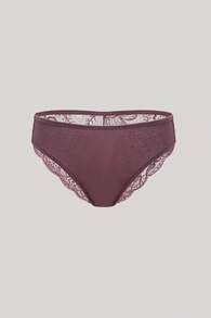 Hourtrue 3pcs/Set Solid Color Lace Patchwork Hollow Out Spaghetti Strap Sexy & Romantic Ladies Underwear - Multicolor - View 3
