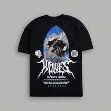 Darcsport T-Shirt 2026 American Style  Hip-Hop Loose Skull Print Fitness Men's Sports Short-Sleeve T-Shirt - T260105 Trắng - Xem 2