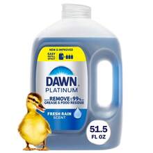 Kitchen Essentials Dawn Platinum, Refill Jug Dish Soap Fresh Rain - 51.5FO - View 2