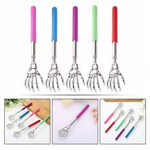 Retractable Skeleton Hand Back Scratcher, Extendable Rascador De Espalda, Handheld Back Massager For Back Itch Relief, Portable Telescopic Back Scratcher With Non-Slip Grip, Durable Metal Claw Back Scratcher Massager For Home, Office, Travel, Suitable For Relieving Back, Neck, Shoulder Discomfort, Practical Back Care Tool, Great Gift For All Ages - 1 - Xem 3