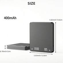 0.1g High Precision Kitchen Scale With Timer, Hand Drip Coffee Scale, Espresso Coffee Scale With Auto Tare Function - 6.6lb/3kg, Suitable For Halloween/Christmas - Commercial electronic scales - View 2