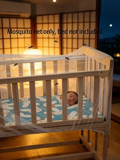 Children's Bed Mosquito Net - Breathable And Ventilated - Easy To Assemble, Lightweight Mesh Fabric, Ideal For Children's Beds And Cribs, Insect-Proof