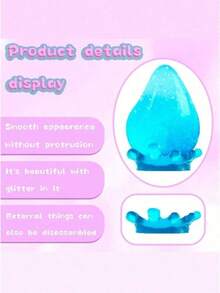 Water Drop Swirl Cube Squishy Toy, Malt Sugar Slow Rising Stress Ball, Anxiety Relief Fidget Toy - 彩色 - 查看 9