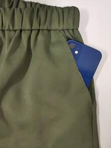 Men's Cargo Shorts BreathableBermuda Shorts Loose Fit Shorts With Pockets Sports - Green - View 5