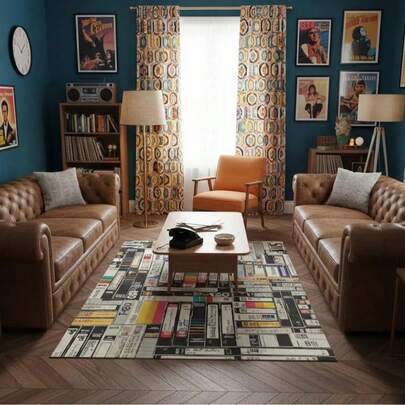 1 tấm thảm chùi chân họa tiết kỹ thuật số, thảm trang trí, trang trí phòng ngủ, thảm nhỏ, thảm trải sàn, trang trí nhà cửa, thảm phòng khách, thảm phòng khách nhỏ, thảm phòng ngủ, trang trí nhà cửa phòng khách, thảm ngoài trời, thảm có thể giặt được