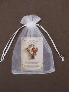 Homtrator Prayer Cross Gift, Acrylic Craft Gift, Fingertip Relaxation Religious Gift, Comes With Mesh Bag For Easy Carrying, Prayer Cross Pocket Card, Suitable For Prayer, Silent Of Faith, Prayer Gift And Good Luck Gift, Suitable For Church, Travel, Spiritual Comfort And Guidance, Perfect For Communion Gift, Suitable For Christmas, New Year, Birthday Gift, Party Gift And Various Occasions - Multicolor - View 18