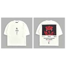Darcsport T-Shirt, European And American Brand Short-Sleeve T-Shirt, American Hip-Hop Style, Round-Neck, Loose, Casual Style, Couple's Ins T-Shirt - T250510 Trắng - Xem 12