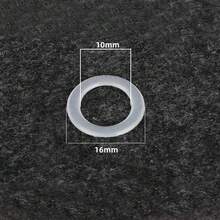 50/100/200个/1套 白色塑料钩编环，2厘米圆形O型环，适用于DIY手工编织包配件和工艺用品 - 手工藝術 - 查看 10