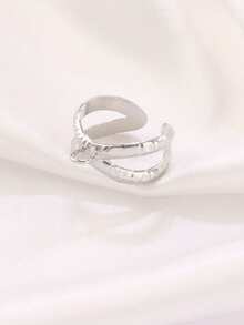 2pcs Stainless Steel Open Rings Silver Gold Color Punk Ring Base For DIY Rings Jewelry Making Accessories - DIY Ring - View 8