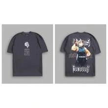 Darcsport T-Shirt, Loose Fit, Sports And Fitness, Heavy-Duty Pure Cotton, Men's Short Sleeve - màu đen - Xem 7
