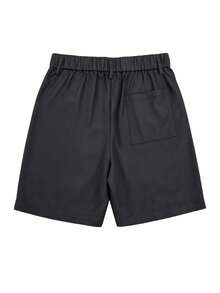 Men's Summer Casual Fashion Shorts, Outdoor Minimalist Bermuda Shorts - Black - View 3