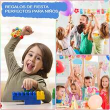 Paquete de 12 Juguetes para Piñatas con pulseras LED Giratorias, Accesorios Led para Fiesta para niños, Decoraciones Neón para Fiestas de Halloween, Navidad, Boda, Cumpleaños, Premios para Fiestas - 1 - Ver 7