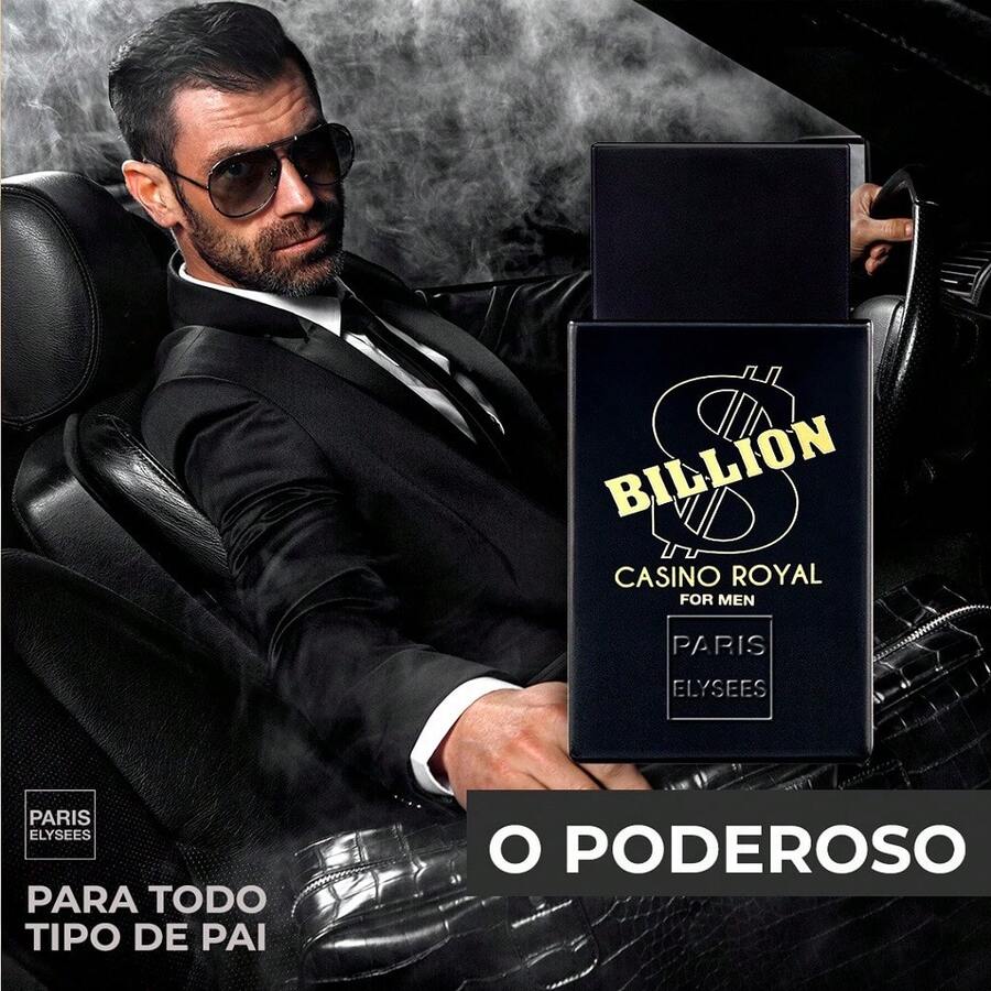 Tester Billion Casino Royal Paris Elysees Sem Caixa e Tampa - Amadeirado e Terroso - Visão 1