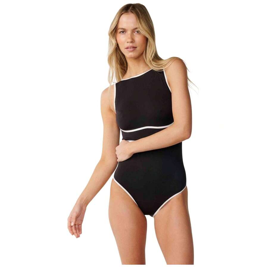 Rip Curl Swimsuit Mirage Fusion High Neck For Women In Color Black - Black - View 1