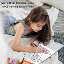 Libro para Colorear Niños 3-12 Años, 10 Libros para Colorear de Unicornios y Dinosaurios, Animales, Regalo Educativo, Fiesta, Escuela y Relleno para Bolsas de Regalo - 15-Blanco - Ver 7