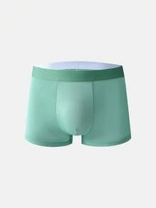 3pcs Men's Boxer Briefs, Soft And Comfortable, Casual, Beach, Sports Underwear - Multicolor - View 7