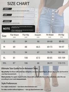 Women's Button Fly Pockets Elastic Skinny Jeans Casual White Spring - White - View 6