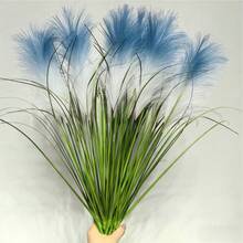 12 Bunches Artificial Onion Grass Foxtail Grass Flowers, Plastic Artificial Potted Plants - Suitable For Outdoor Garden, Indoor Decor, Window Frames | Ideal For Spring, Summer, Autumn, Winter | Anniversary, Easter, Mother's Day, Wedding | Gifts, Garden Decor | Naturally Realistic Flowers | Artificial Floral Art - Green - View 11