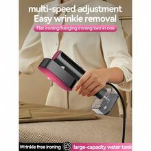 OBOVAY 1100W Handheld Garment Steamer, 2-In-1 Steam Iron, Powerful Steam For Wrinkle Removal, Large Water Tank, Portable Home & Travel Clothes Iron - Multicolor - View 2