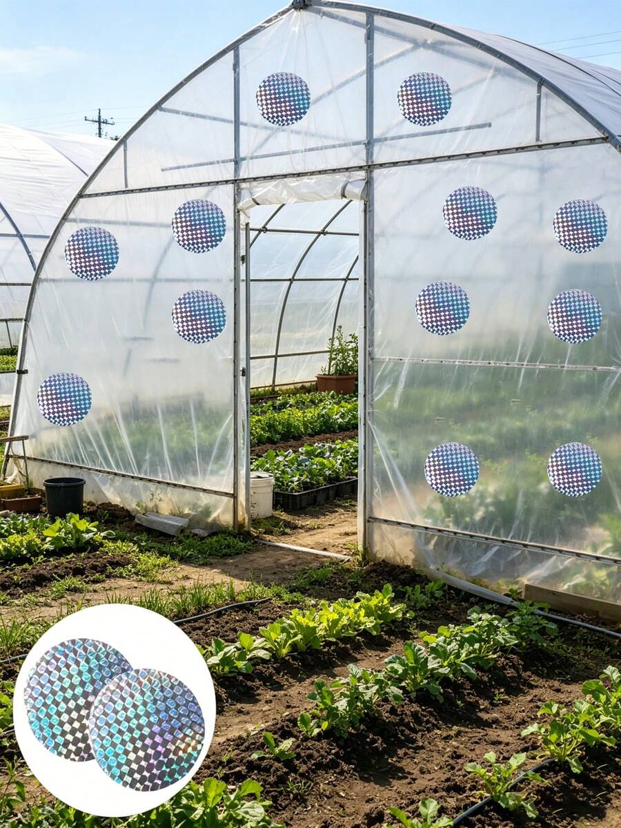 20 Stück/10 Stück/1 Stück Regenbogen reflektierender Anti-Vogel Laser Film, reflektierendes Anti-Vogel Band - Vogelabwehr Aufkleber, wetterfestes Material, geeignet für Garten, Terrasse und Außenbereich, ohne Strombedarf, Vogelabwehr für den Außenbereich, Schädlingsbekämpfung im Garten - K - Übersicht 1