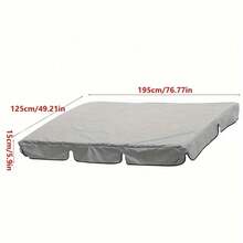 Mái che hiên nhà – Tấm che nắng chống tia UV, kiểu dáng khung đỡ, kích thước 195x125cm, dùng thay thế cho đồ nội thất sân vườn ngoài trời. - A - Xem 8