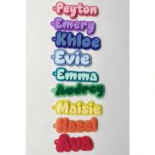 1PC Personalized Acrylic Keychain, Customizable For Team Member Gifts, Suitable For Handbag, Backpack Decoration, Gift Bag Tag, Fashion Gift For Women - Multicolor - View 2