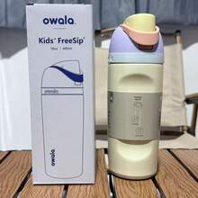 OWALA New 24oz Stainless Steel Insulated Water Bottle With Straw, Suitable For Sports, Travel And School Athletic Activities. This Water Bottle Can Keep Water Temperature For Over 24 Hours, Good Sealing, Portable, Flip-Top Design, Perfect For Holding Cold And Hot Drinks, Coffee And Frozen Beverages - 彩色 - 查看 14