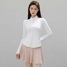 Women Lightweight Jackets - Pink [Upgraded Version With Zippered Pocket] - View 12