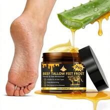 SUMIFANG 120ml Honey Foot Cream, Rich In Vitamin E, Bee Venom And Aloe Vera. It Helps To Repair Rough Dead Skin. Daily Foot Care Cream That Can Deeply Moisturize And Repair Dry And Cracked Heels. - Peach - View 2