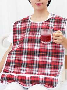 Senior Anti-Leakage Bib, Meal Care Bib, Anti-Oil Splash Feeding Apron, Multi-Function Protective Clothing Cover - Multicolor - View 11