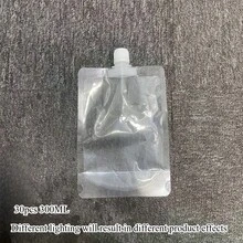 1-30pcs Screw Cap Sealed Bags With Support Base, Suitable For Juice/Puree Food Storage, Outdoor Camping, Tea Packaging, Portable Freshness - Multicolor - View 6