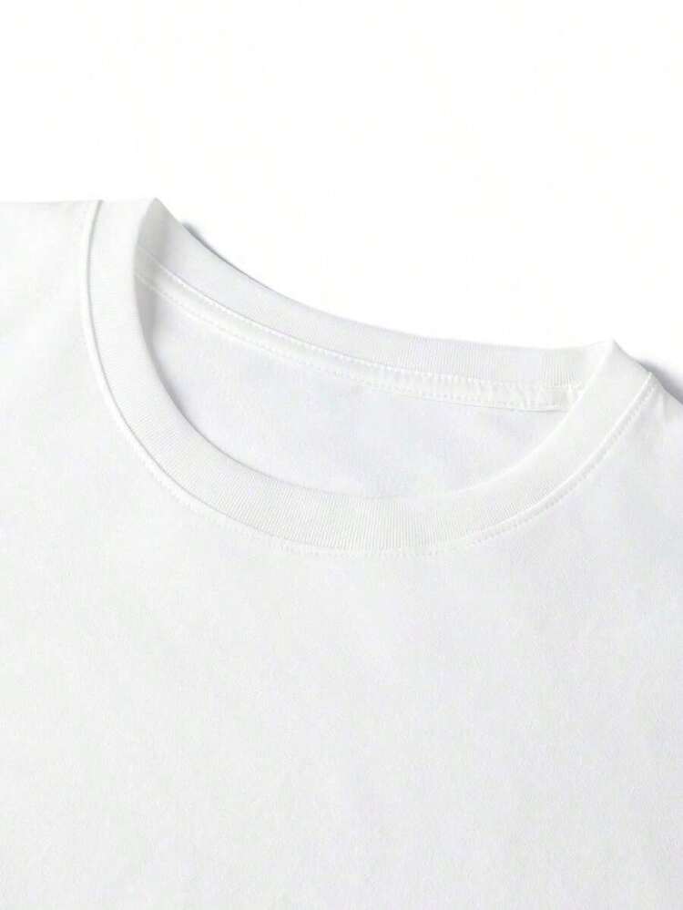 Men's Graphic T-Shirt, Retro Brazil Football Jersey - Legendary Number 10, Casual Football Fan Outfit, Soccer Jersey, 100% Breathable Knit Polyester, Regular Fit Crew Neck Design - White - View 3