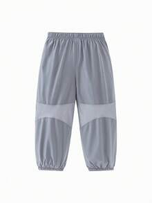 mini bala Light Breeze Pants Kids Long Pants Quick Dry Breathable Mesh Summer Comfort 2026 Perfect For Outdoor Play And Daily Wear - Gray Blue - View 5