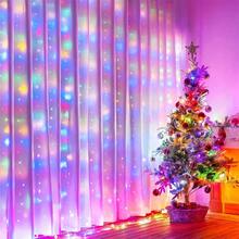LED Fairy Tale Window Curtain Lights, Battery Powered, Colorful Lighting, Suitable For Christmas, Halloween, Weddings, Indoor Decor, Family Gatherings, Dates, Birthday Parties, Event Backdrops - Battery Box Curtain Light - View 5