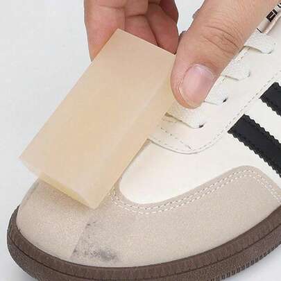 1/2 piezas Limpiador de zapatos portátil de gamuza y cuero, sin necesidad de agua, conveniente para limpiar terciopelo, cuero, zapatos deportivos y zapatos blancos, limpieza en seco, toallitas de cuidado de zapatos amigables para viajes, no abrasivas, adecuadas para amantes de los zapatos deportivos, hombres y mujeres, hogar, viajes, playa, vacaciones, regalo para dama de honor, regalo del Día de la Madre, regalo de graduación y fiesta de graduación