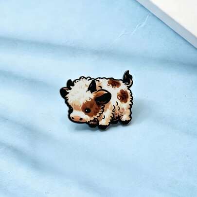 Cute Calf Enamel Brooch Pin Fashion Decorative Brooches Ornaments Lapel Bag Badges Jewelry Gifts