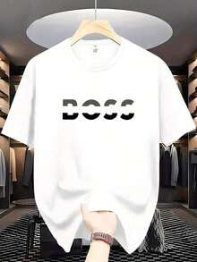 Camiseta Casual Estampada para Hombre - Moderna y Estilosa - Blanco - Ver 6