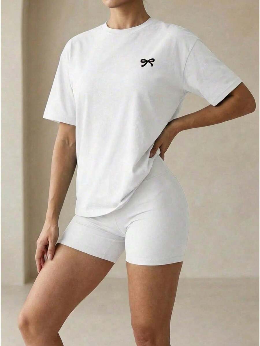 Women Sports Sets - White - View 1