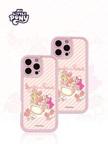 Hasbro MY LITTLE PONY 1个官方卡通少女手机壳，适用于三星 Galaxy S23、Galaxy S24、Galaxy S25、苹果 iPhone 17、17 Air、17 Pro、17 Pro Max、11、12、13、14、15、16 Pro、16 Pro Max、14 Plus、15 Plus、16 Plus、15 Pro Max、16 Pro、16 Pro Max、XR、XS Max、X - 粉色 - 查看 2