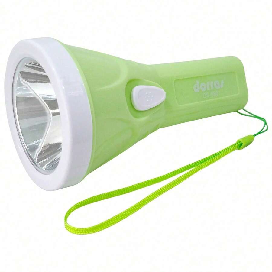 DORRAS Lámpara de mano Linterna emergencia portatil Alimentado por 3 pilas AA (No incluye pilas) Ideal para correr, mantenimiento, reparaciones, salir en la noche, caza, pesca, acampar-camping - verde menta - Ver 1