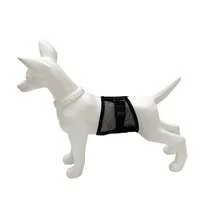 Male Dog Diapers, Pet Physiological Pants, Breathable Mesh Design, Convenient Hook And Loop Closure, Suitable For Golden Retriever, Spitz And Other Dogs - Black - View 13