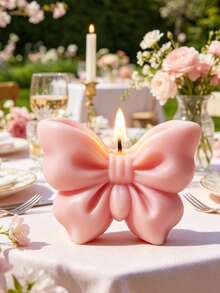 1PC Knot-Shaped Aromatherapy Candle, 3D Soy Wax Candles, Home Decoration, Gift For Women And Friends, Suitable For Valentine's Day, Weddings, Festivals, Romantic Gifts - Multicolor - View 3