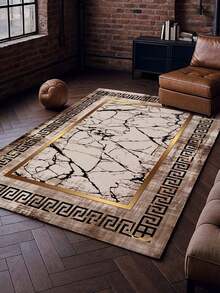 A Rustic Style Interior Decoration Carpet, Washable Indoor Carpet, Living Room Carpet, Sofa Carpet, Bedroom Carpet, Bedside Carpet, Room Floor Mat, Dining Room Kitchen Carpet, Outdoor Camping Carpet, Multi Size Carpet - Multicolor (A) - View 15
